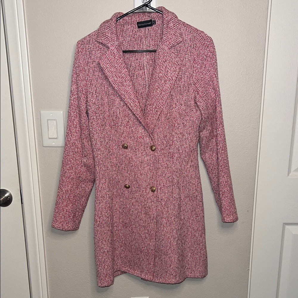 PrettyLittleThing Pink Blazer